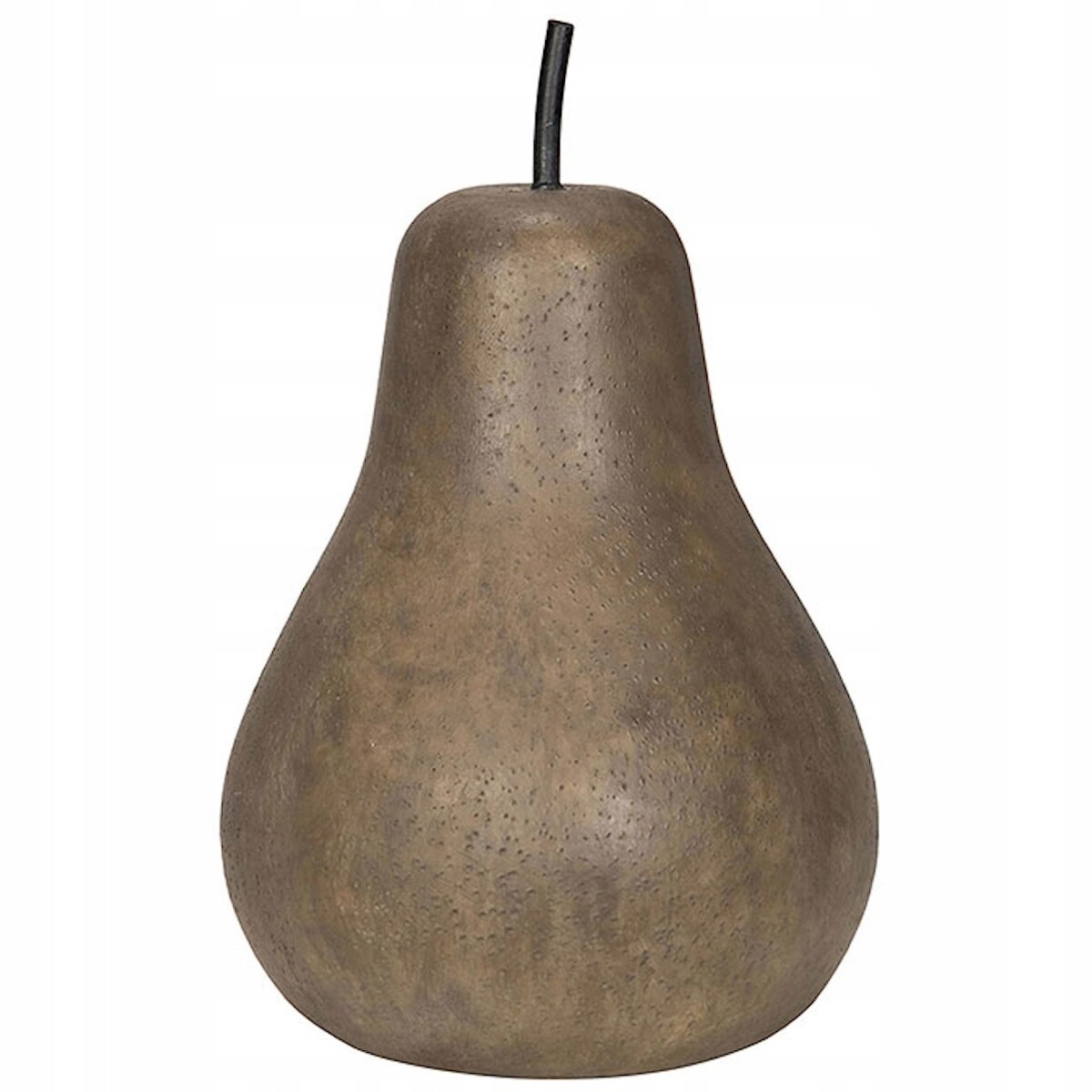 SZTUCZNA GRUSZKA OWOC OWOCE SZTUCZNE BRĄZOWA SZARA DEKORACJA OZDOBA 15cm