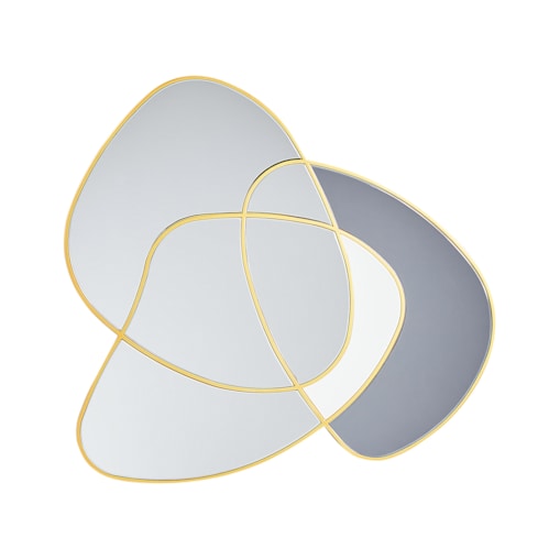 Lustro ścienne TAILLY Złoty