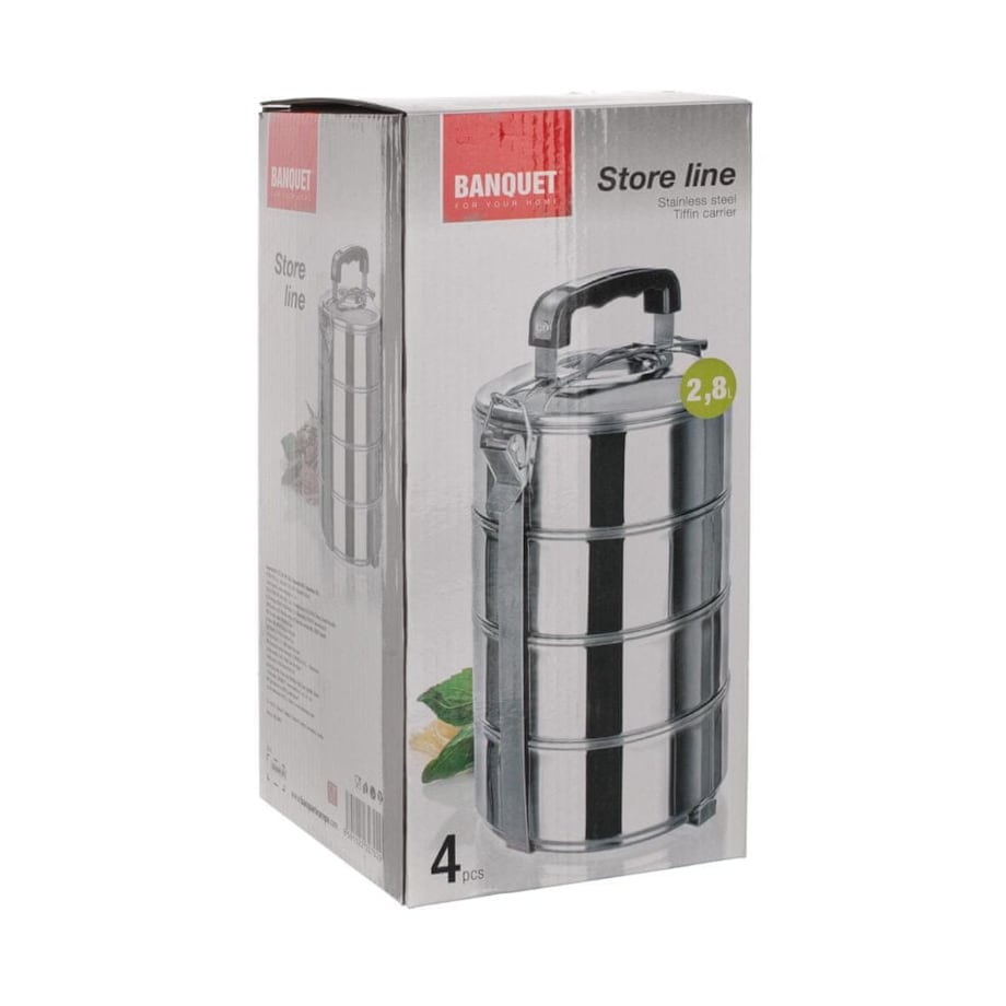 POJEMNIK MISKI NA JEDZENIE do przenoszenia żywności obiadowy 4 części