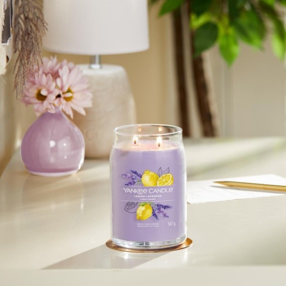 YC SIGNATURE – Świeca duża LEMON LAVENDER