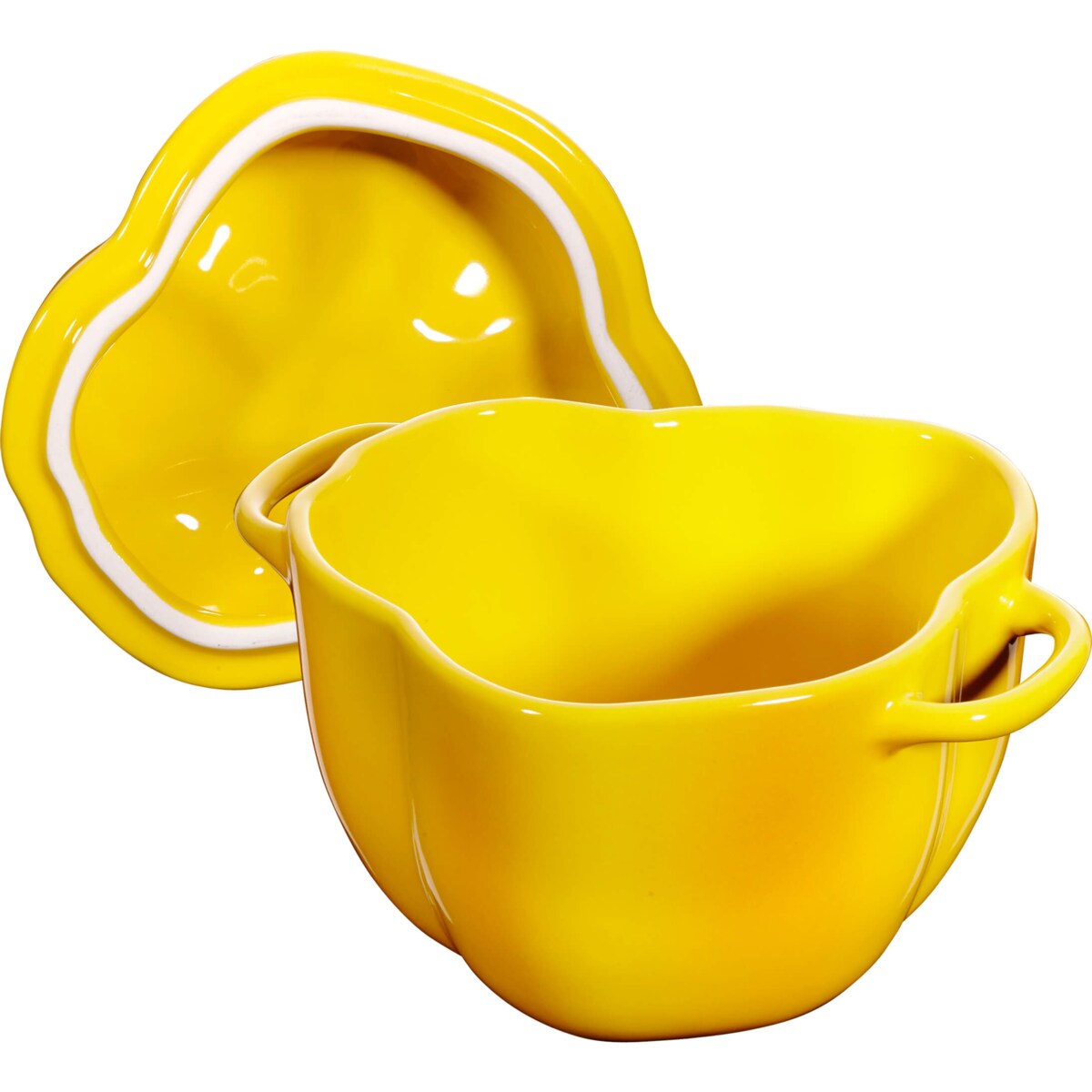 Mini Cocotte okrągły papryka Staub - 470 ml, Żółty