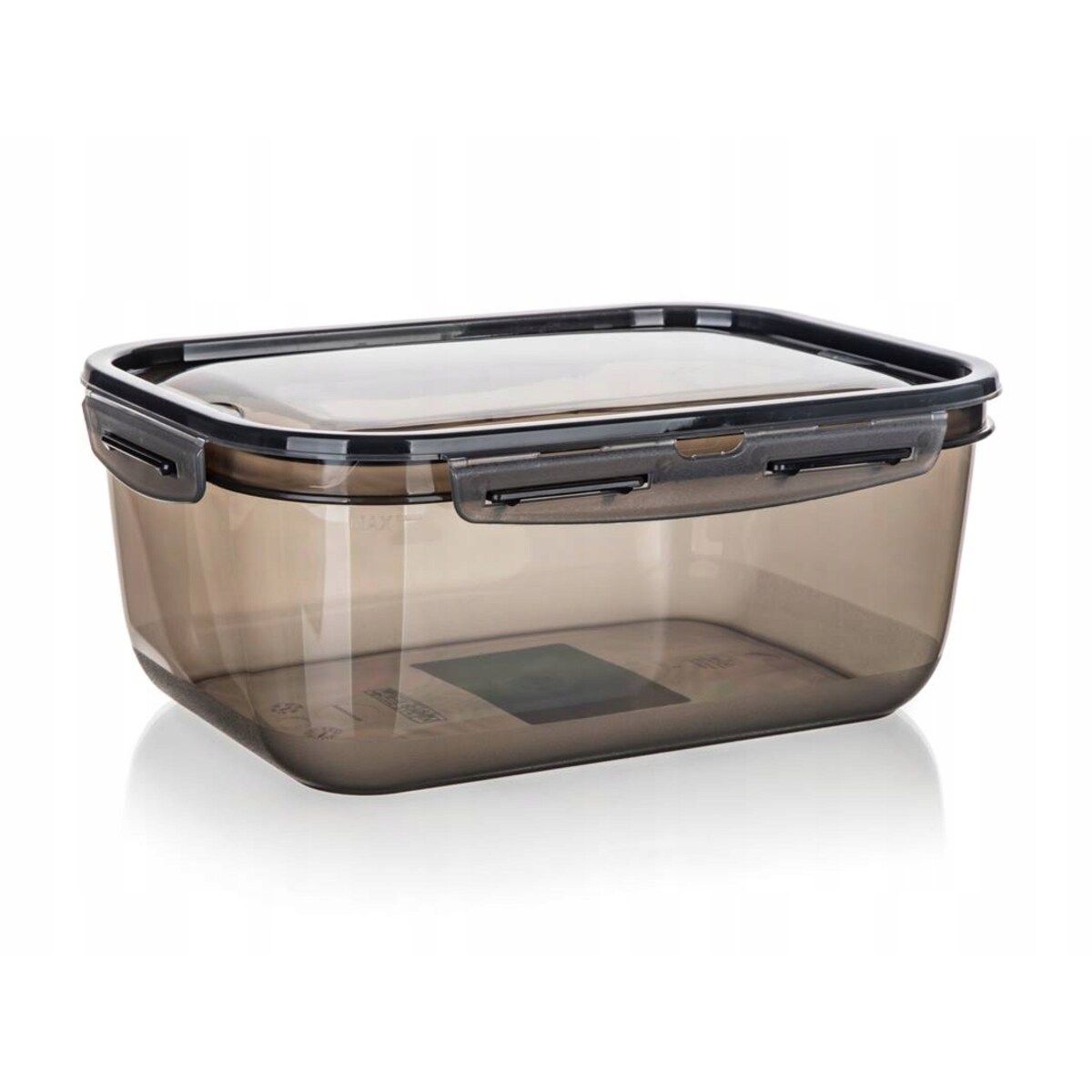 POJEMNIK PLASTIKOWY Z zamknięciem klip 4 L DYMNY na jedzenie żywność box