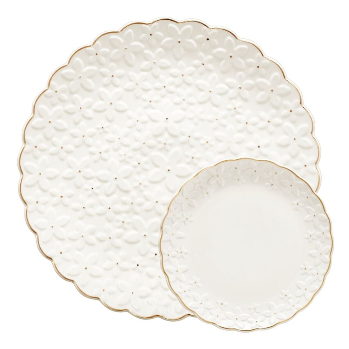 VILLA ITALIA Zestaw do ciasta porcelanowy na 6 osób FIORELLA