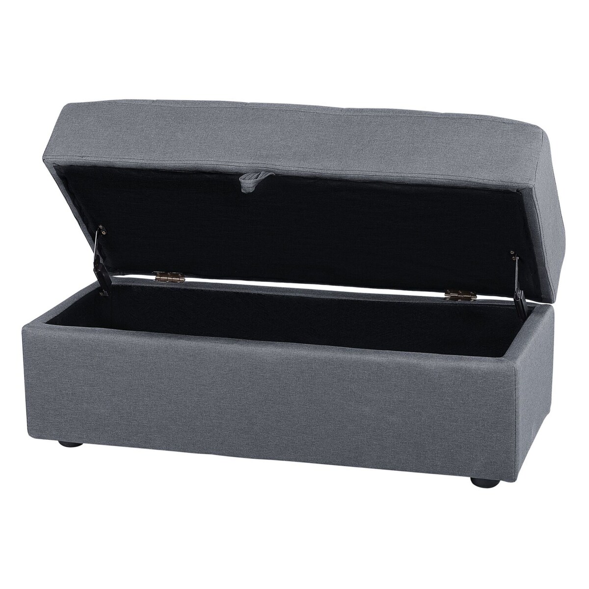 Sofa rozkładana ciemnoszara FALSTER