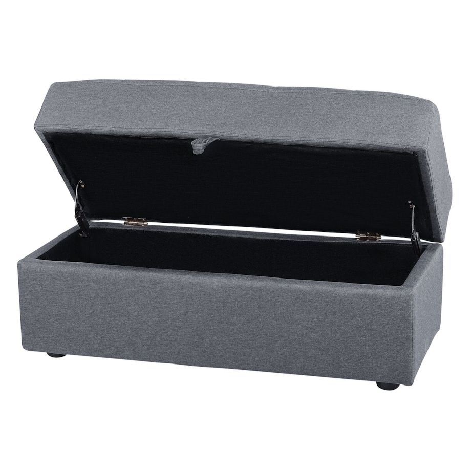 Sofa rozkładana ciemnoszara FALSTER