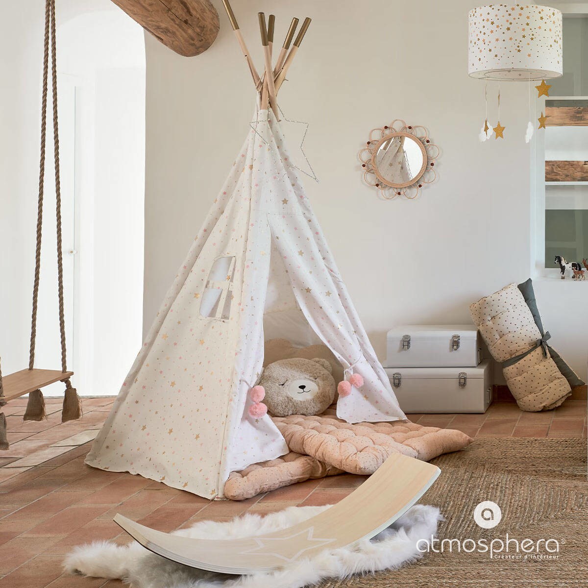 Poduszka ozdobna do łóżeczka dziecięcego, 27 x 27 cm