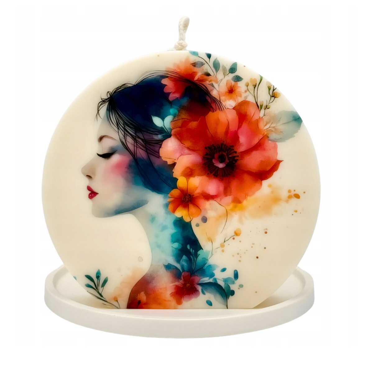 Świeczka Sojowa Bezzapachowa Prezent dla Żony Świeca Upominek Dekoracyjna