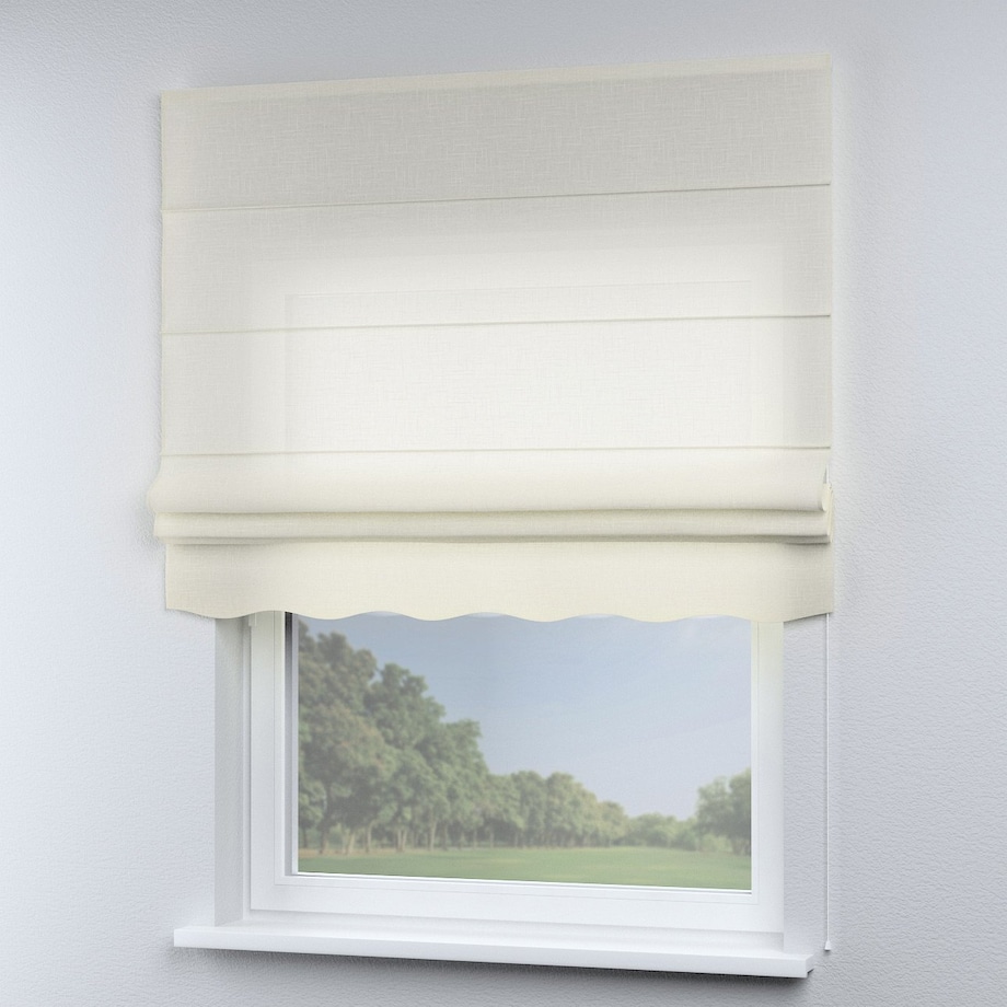 Roleta rzymska Florencja 120x150 prześwitujący ecru