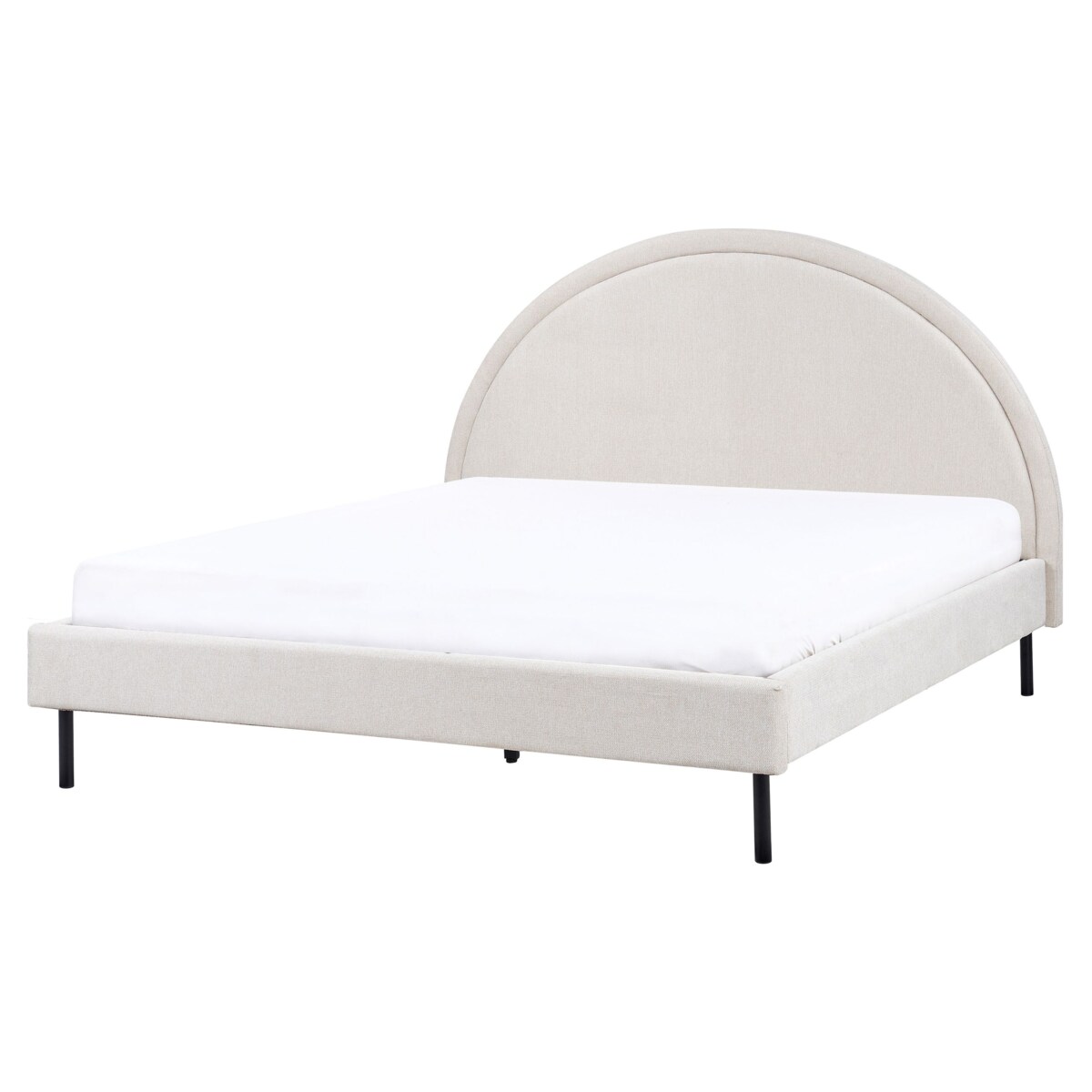 Łóżko MARGUT 160 x 200 cm Jasnobeżowy