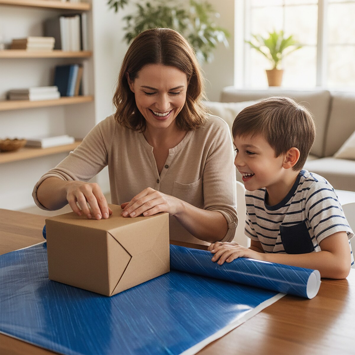 Papier Prezentowy Do Pakowania Prezentów 20 m MEGAROLKA Ozdobny Do Paczek Na Walentynki Urodziny