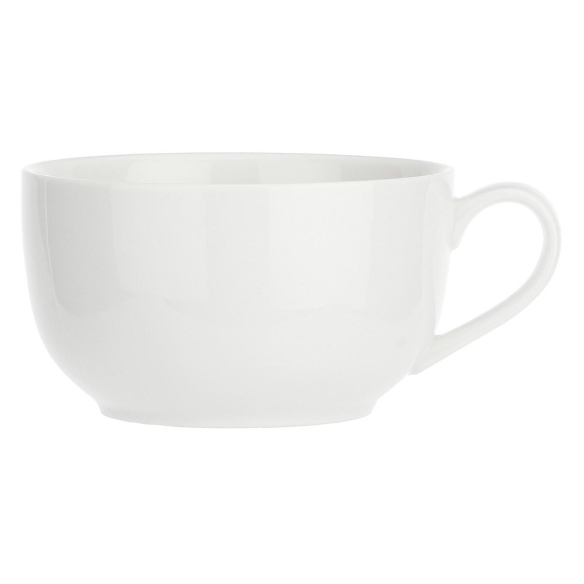 Zestaw 4 filiżanek ze spodkiem Villadeifiori - Biały, 450 ml