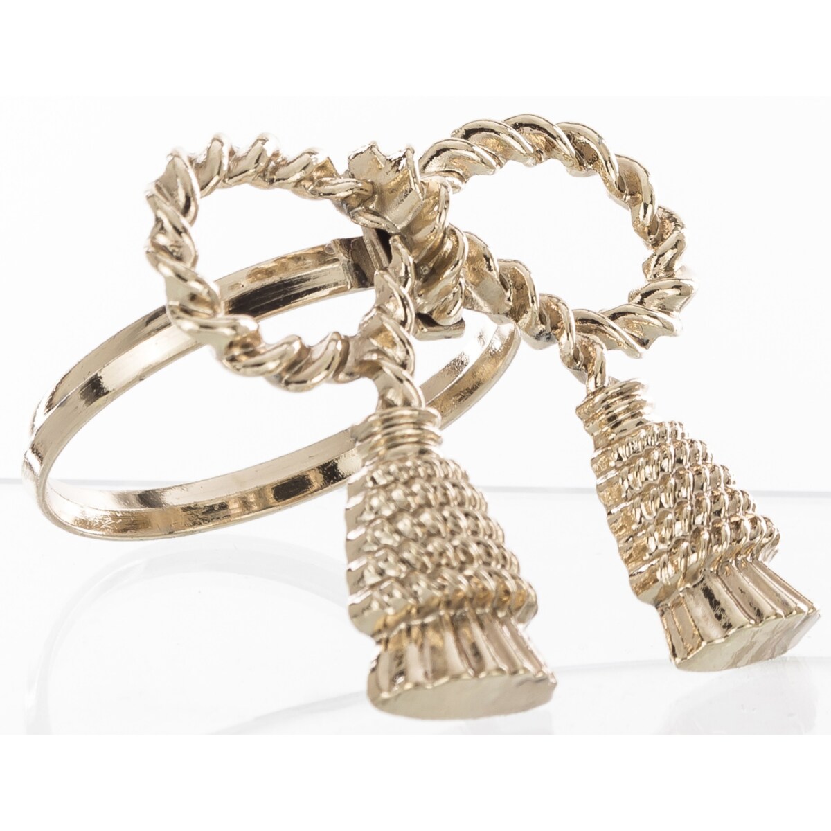 Obrączki na serwetki 4 szt. CORDAS