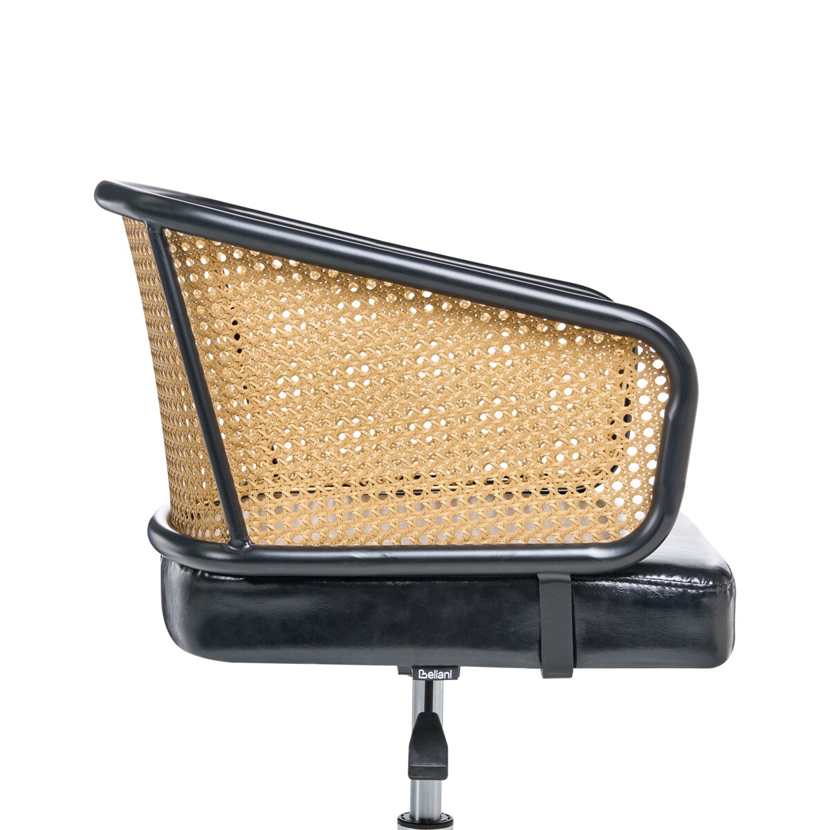 Krzesło obrotowe TUCSON Ekoskóra Czarny