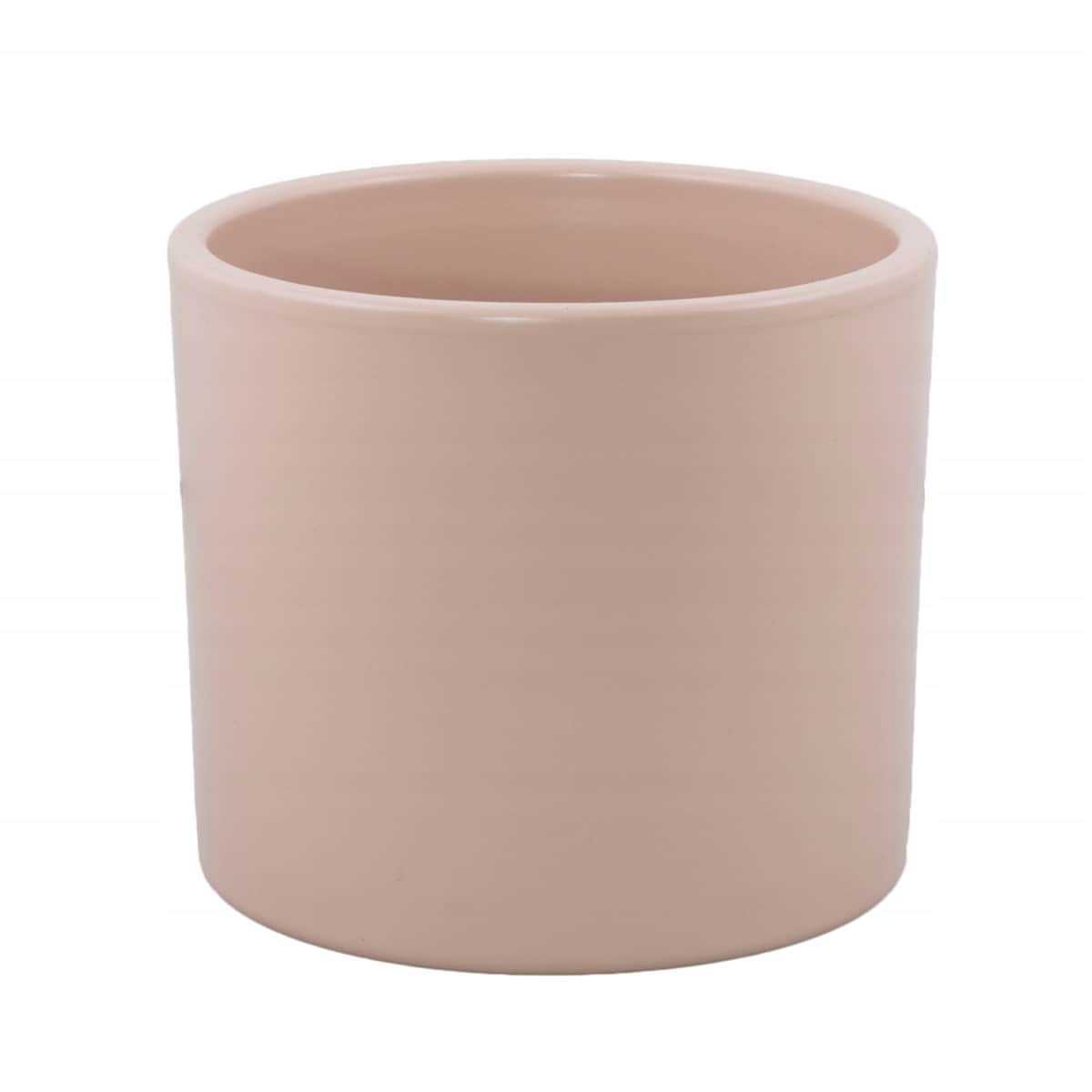RÓŻOWA DONICA ceramiczna śr. 13cm