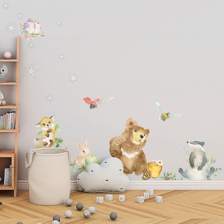 Zestaw naklejek Forest Story, 100x150cm