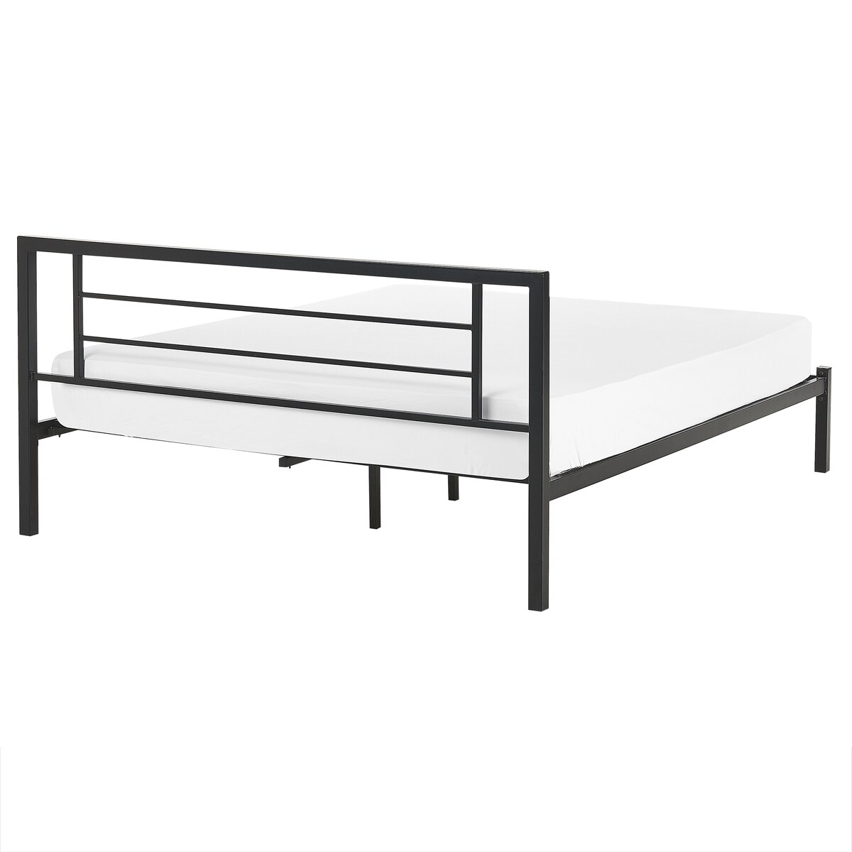 Łóżko Metal CUSSET 160 x 200 cm Czarny