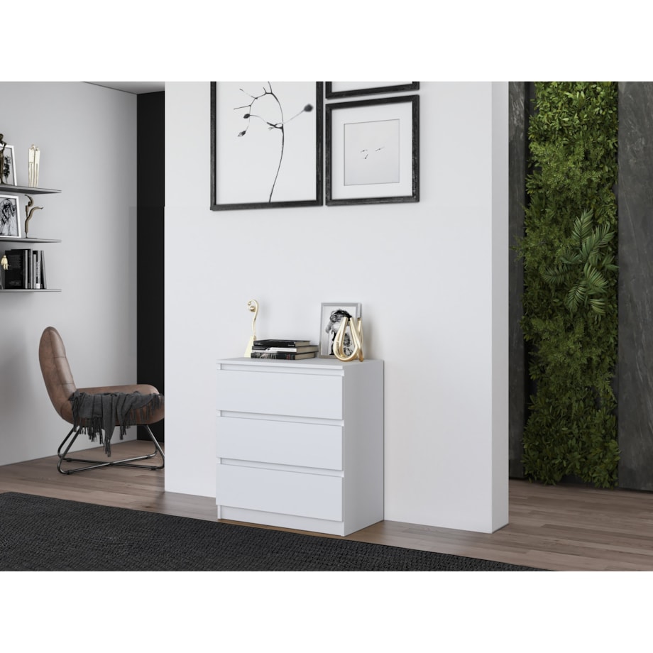KOMODA SZAFKA 3 SZUFLADY M3 BIEL