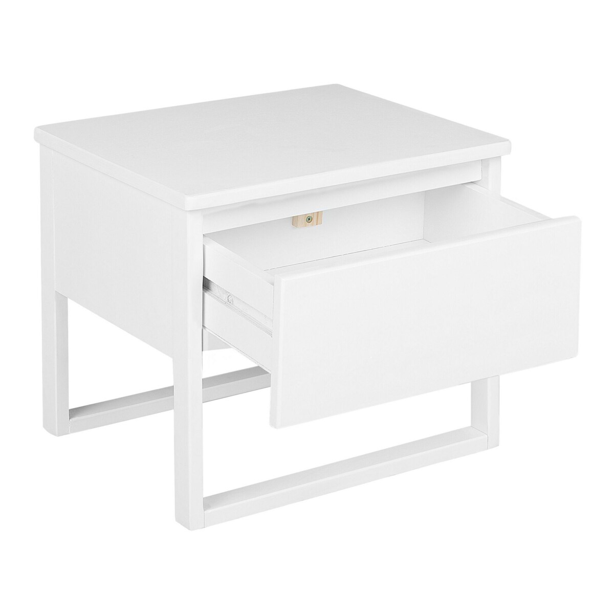 Szafka nocna drewniana biała GIULIA