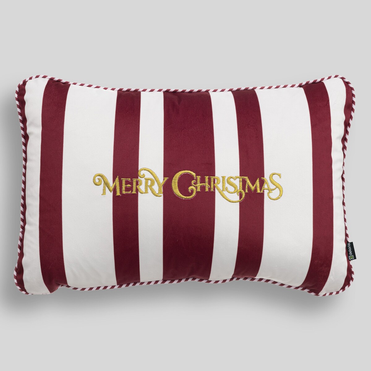 Poszewka na poduszkę Red & White Noel 60x40 cm boże narodzenie, święta, świąteczne, bordowy -czerwony, 60x40 cm