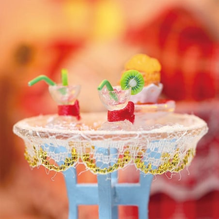 Miniaturowy domek - Boże Narodzenie w Alpach