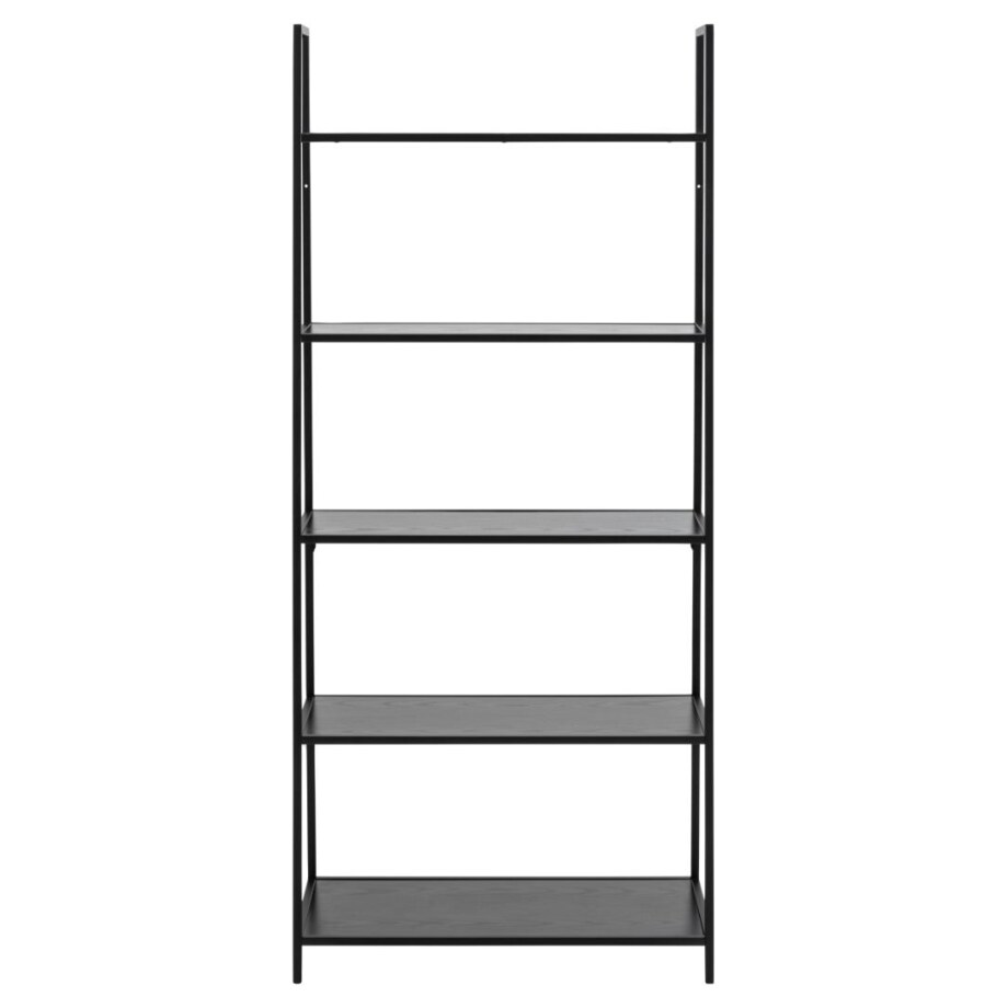 ACTONA regał SEAFORD 77x175 czarny