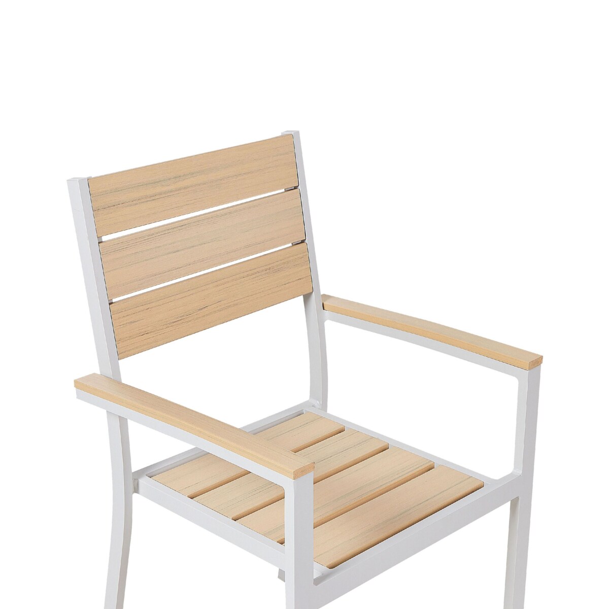 Zestaw 4 krzeseł ogrodowych beżowy PRATO