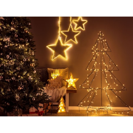 Dekoracja świąteczna LED IMPALA Kalendarz adwentowy 40 cm Jasnobrązowy