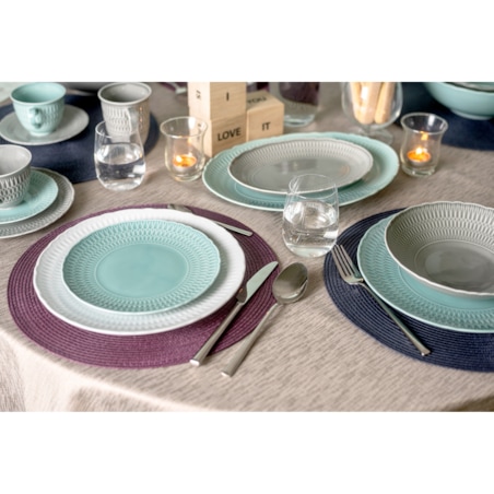 Talerz płytki 21 cm Sofia Lazurowa LB05