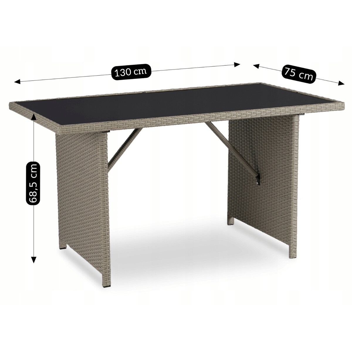 Zestaw Meble Ogrodowe Technorattan Sofa Na Taras Ogród Komplet COLORADO