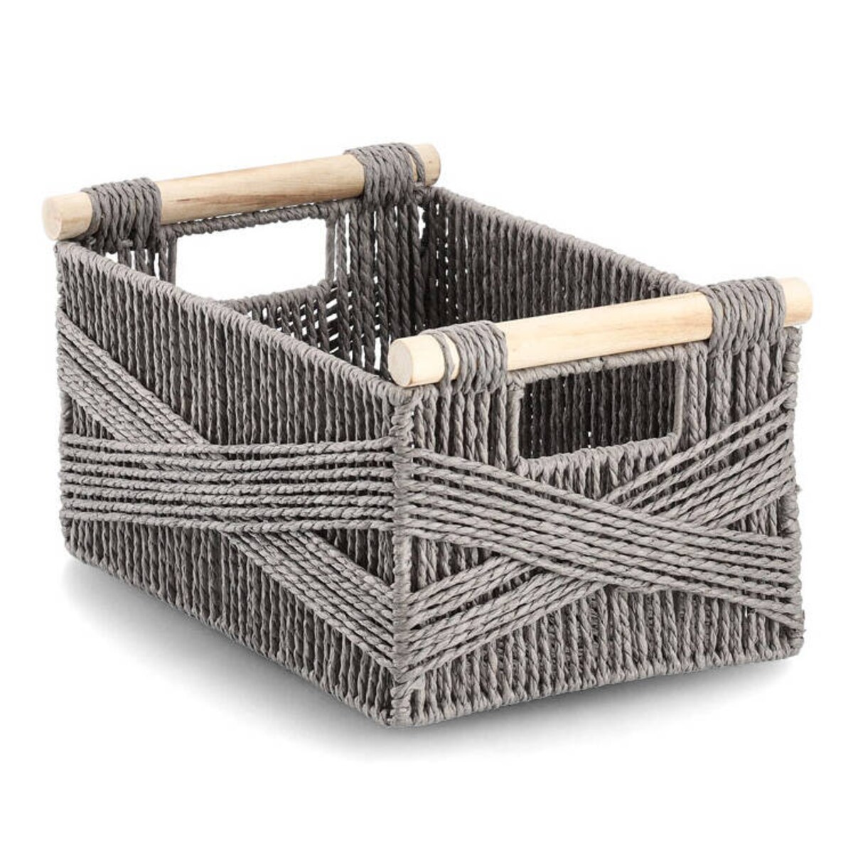 Koszyk do przechowywania z rączkami, 33 x 22 cm