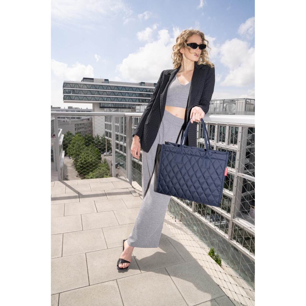 Torba DAILY SHOPPER, rhombus midnight