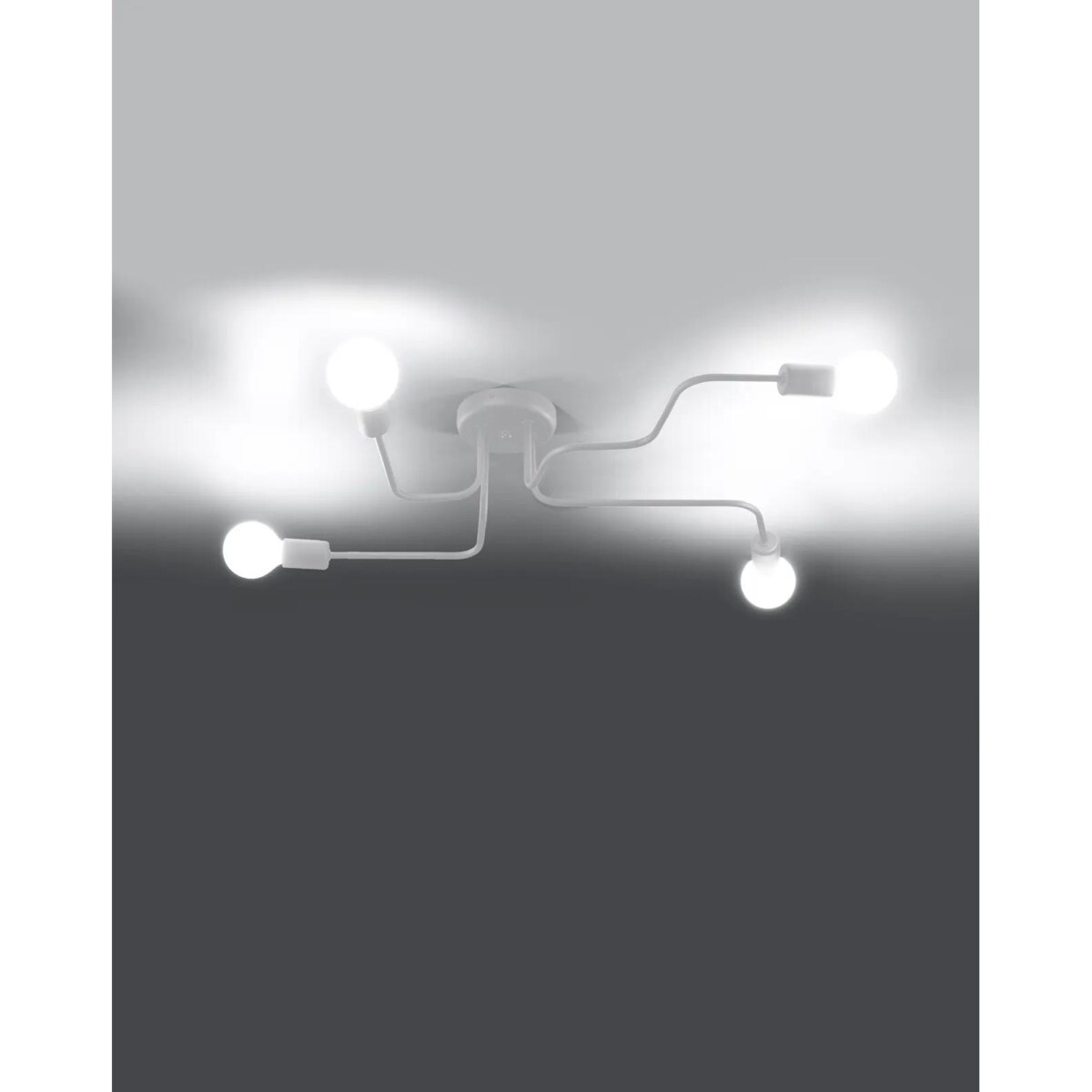 Żyrandol VECTOR 4 biały