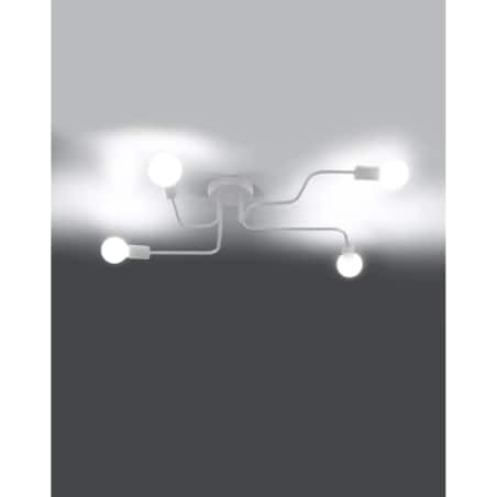 Żyrandol VECTOR 4 biały