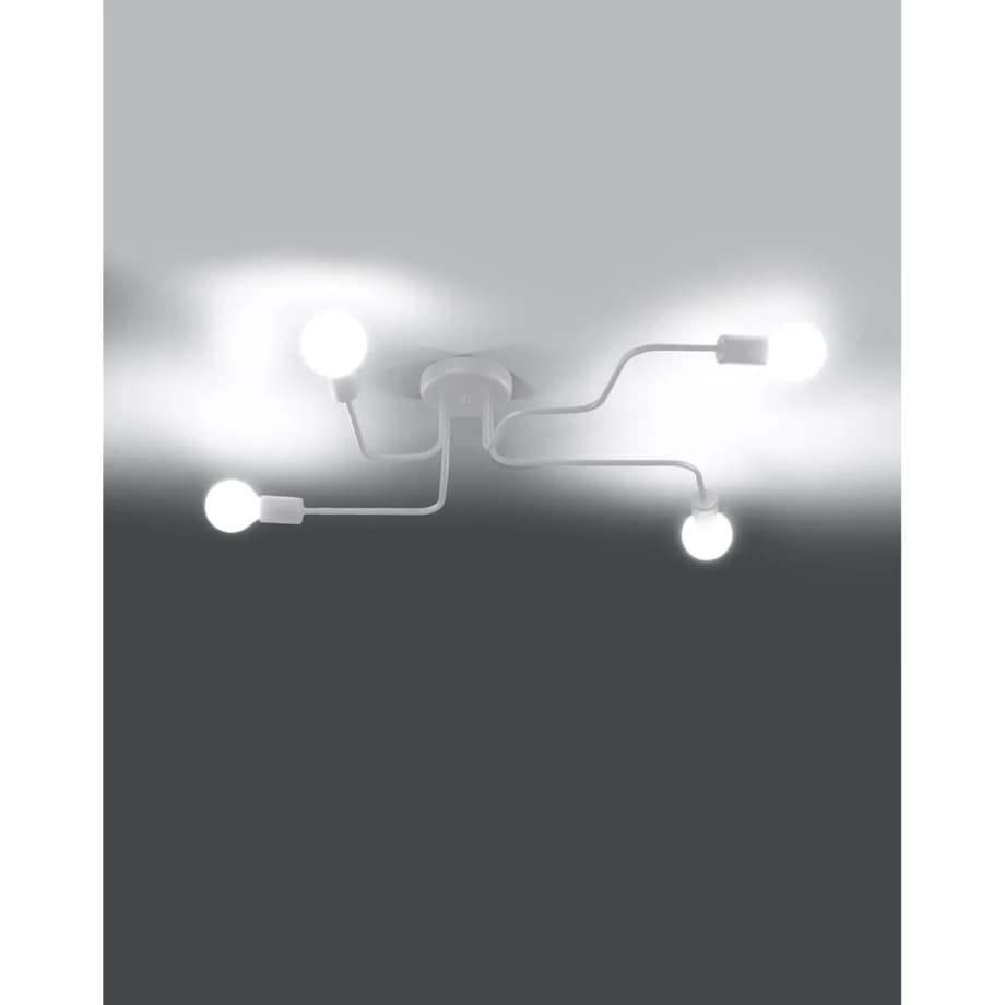 Żyrandol VECTOR 4 biały