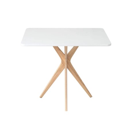 Stół CUTTI 55x80 biały/jesion