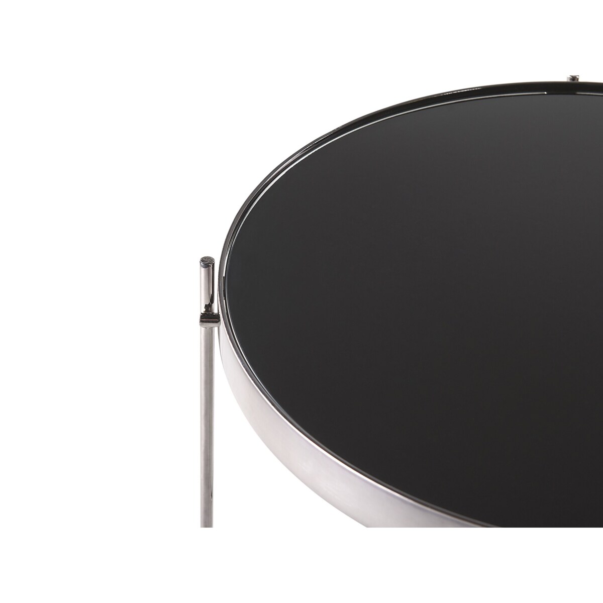 Stolik kawowy srebrny LUCEA