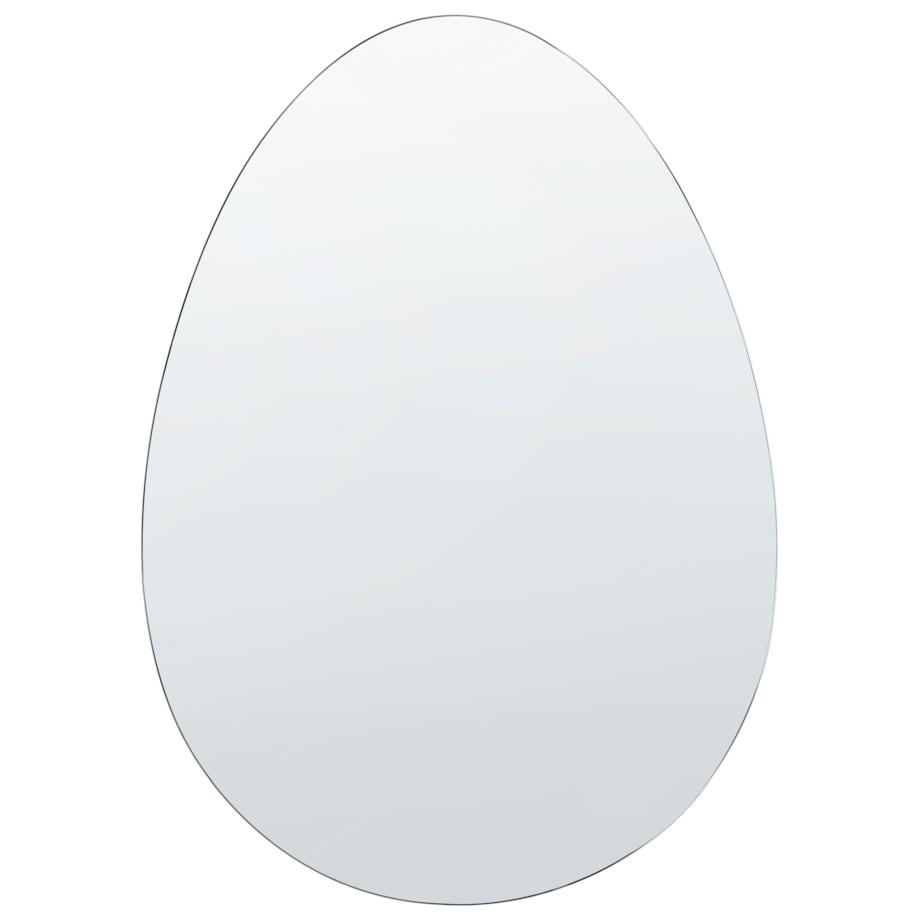 Lustro ścienne 50 x 70 cm srebrne MONTRESOR