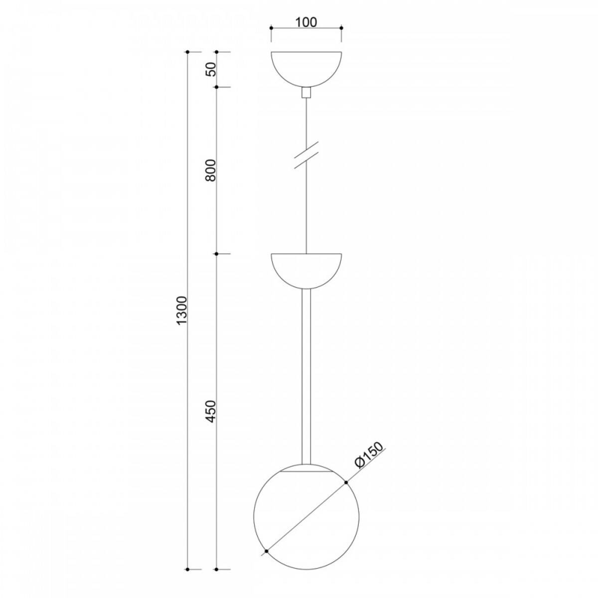 GLADIO biała sufitowa lampa wisząca
