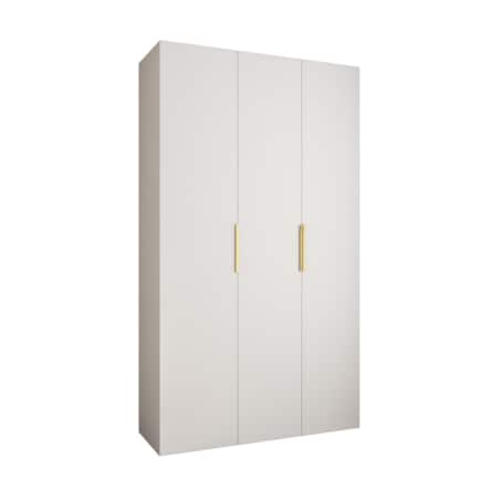 Szafa trzydrzwiowa Como 4 140 gł.50 biały+złoty