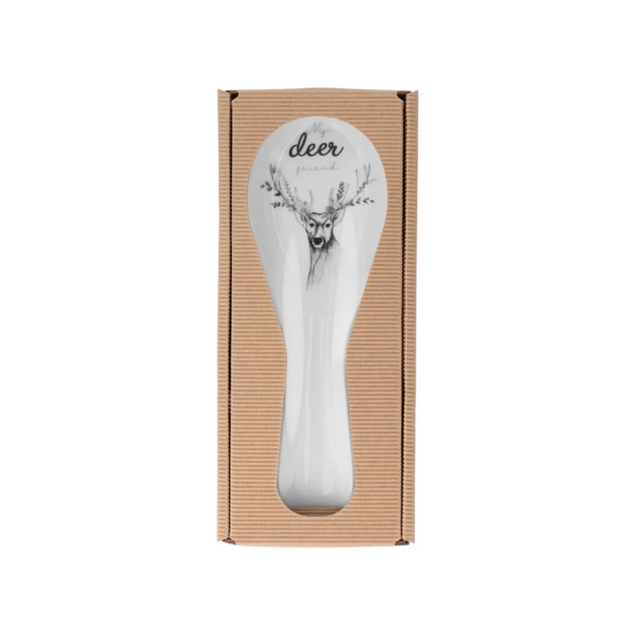 Łyżka podstawka Jelonek czarny G537