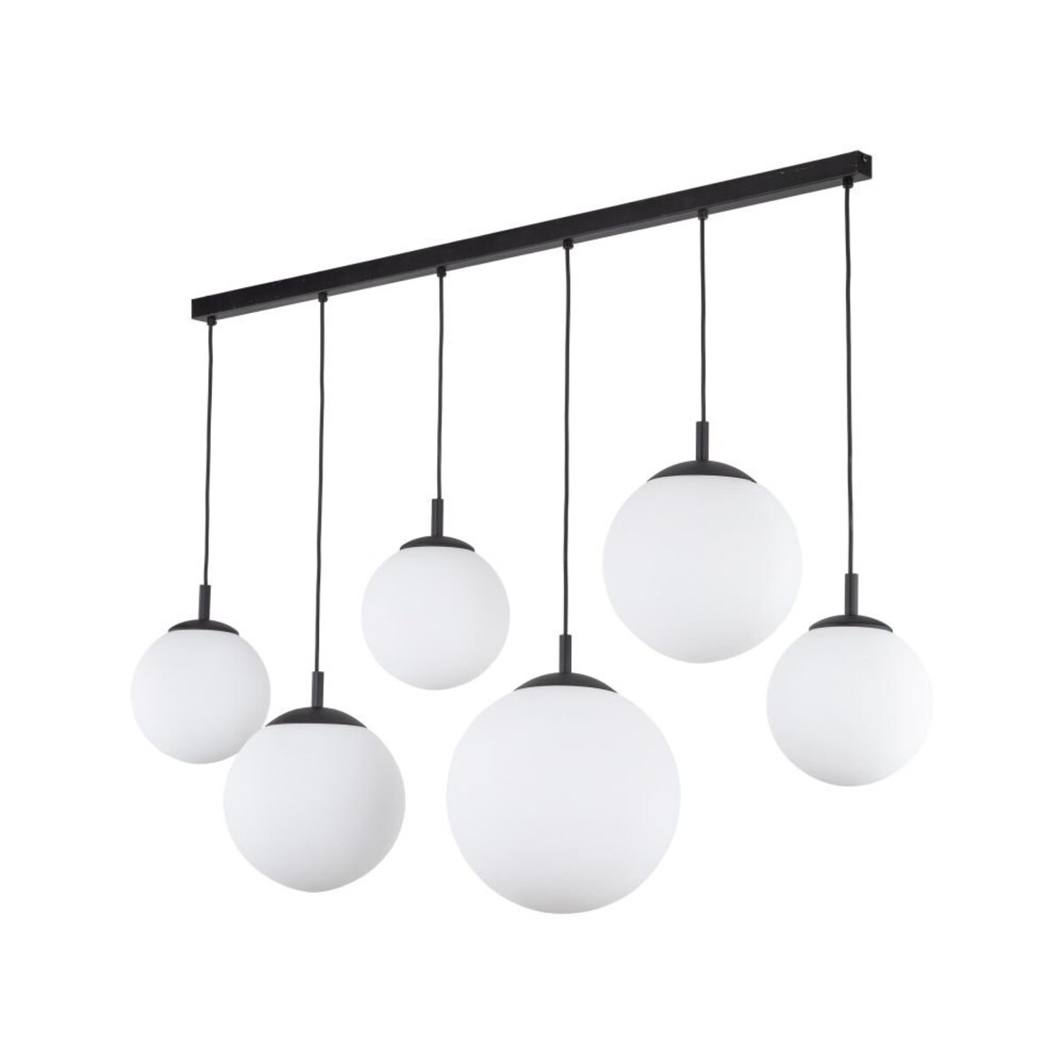 Lampa wisząca ESME WHITE 4792 TK Lighting 6xE27 biała nowoczesna do salonu i jadalni