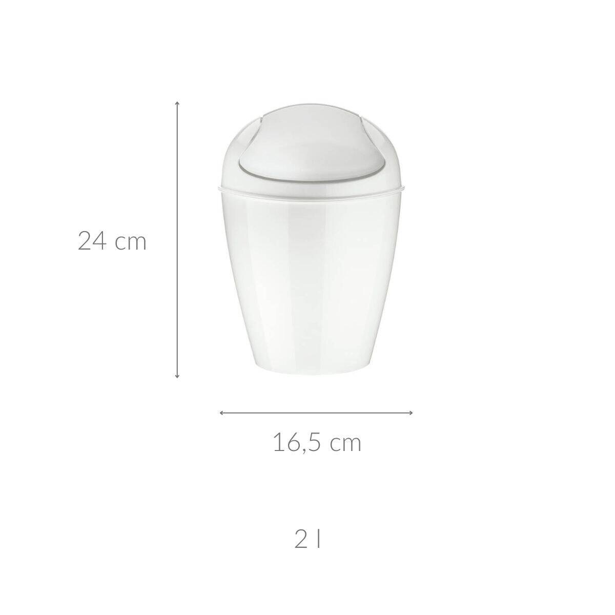 Kosz na śmieci DEL XS, 2 l., KOZIOL