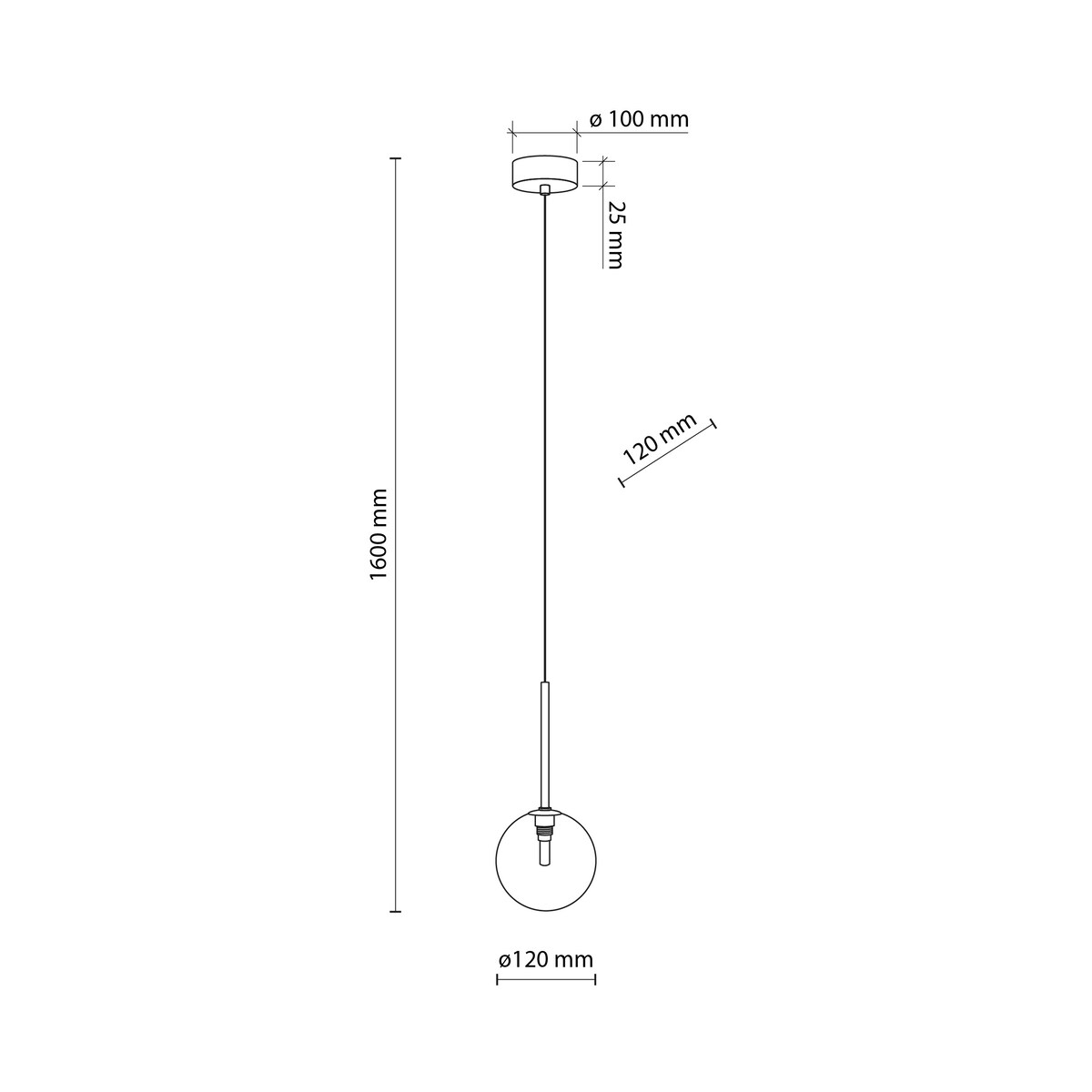 Lampa wisząca TK Lighting NILOS 5941 czarno-złota G9 regulowana wysokość 160 cm