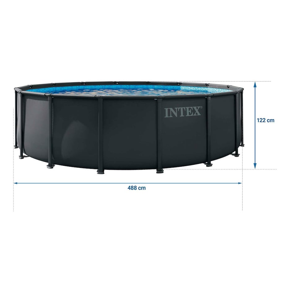 Basen stelażowy ogrodowy z pompą piaskową 488x122cm Intex 26326ND model 2026