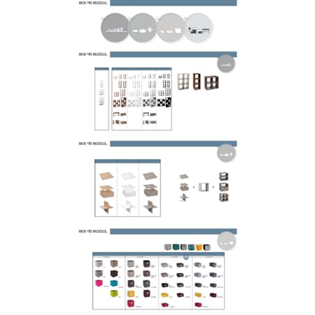Pudełko do regału tekstylne ETHNIQUE, 31 x 31 x 31 cm