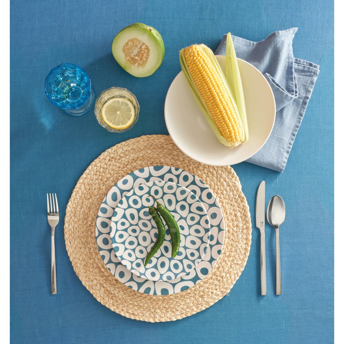 Serwis obiadowy dla 6 osób Sea Stones