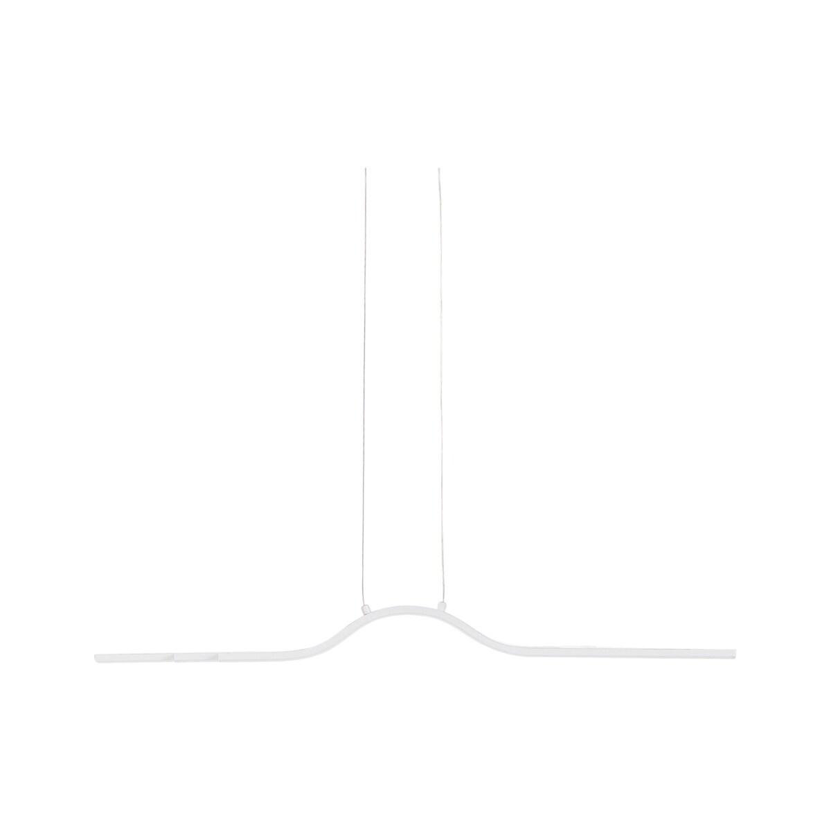 Lampa wisząca LED metalowa biała HONGU