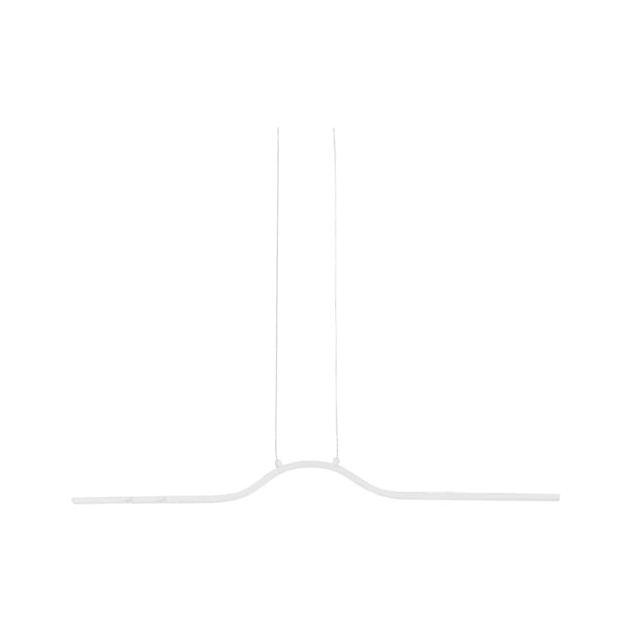 Lampa wisząca LED metalowa biała HONGU