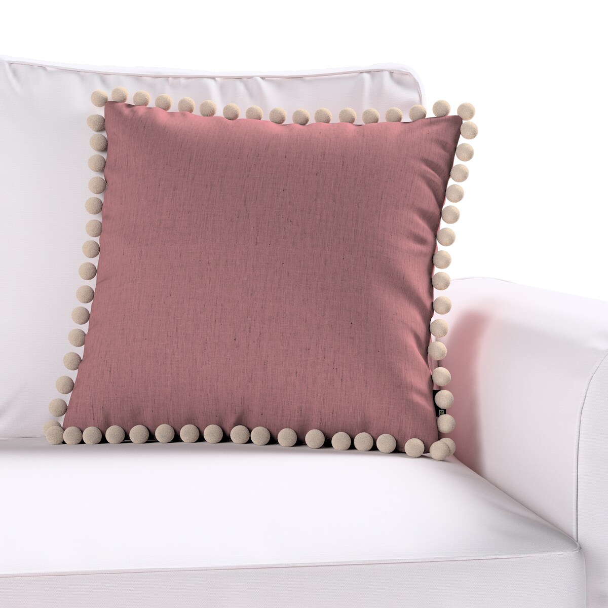 Poszewka Wera na poduszkę 45x45 zgaszony róż