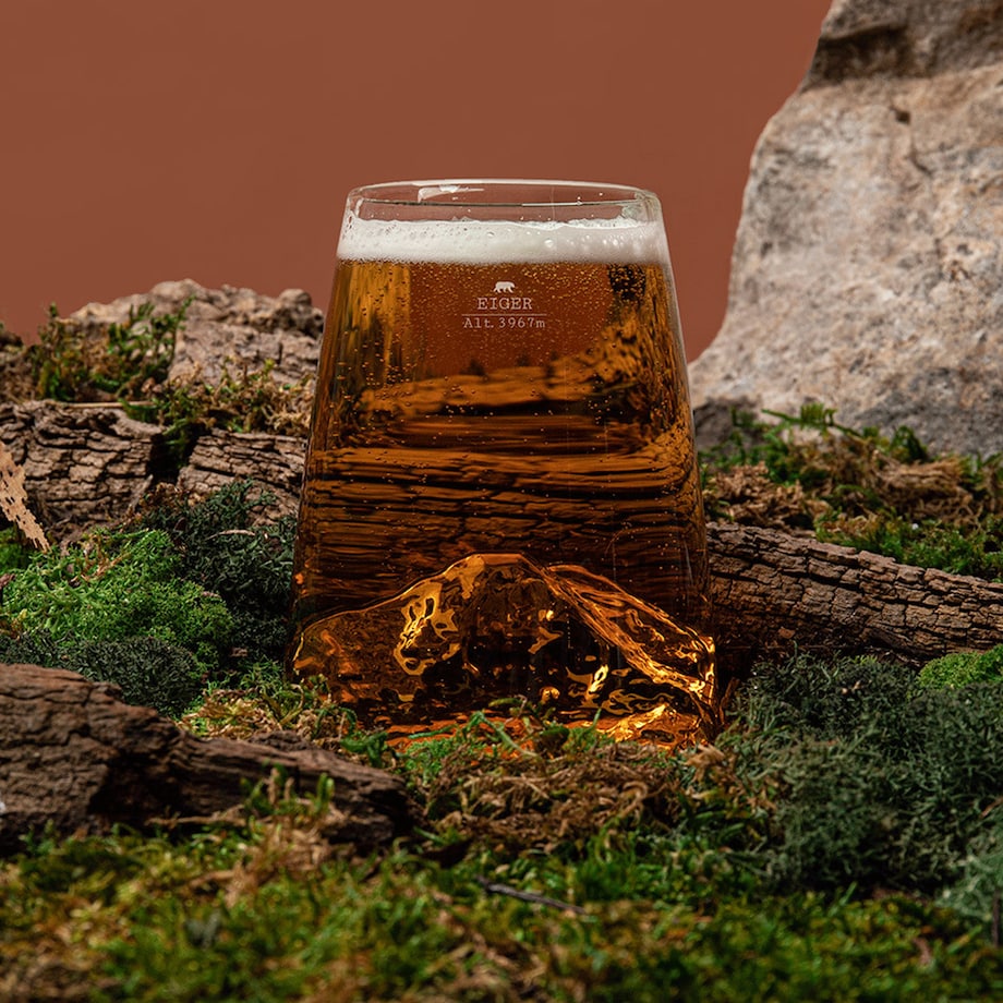 Szklanka Long Drink - Topographic - Eiger